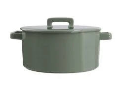 Epicurious Round Casserole 3L Sage Gift Boxed