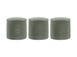 Epicurious Canister 600ML Set Of 3 Sage Gift Boxed