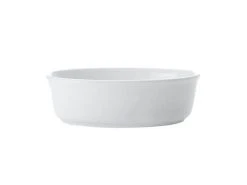 White Basics Pie Dish Oval 18cm