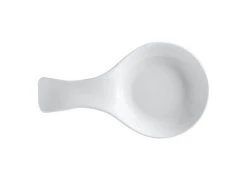 White Basics Round Spoon Rest 23cm