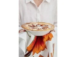 Royal Botanic Gardens Victoria Botanic Tea Towel 50x70cm Flowering Gum -White Basics Store botanics 3 4 4