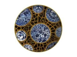 Greg Irvine Plate 20cm Batik Toile