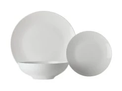 White Basics Tribeca Coupe Dinner Set 18 Piece