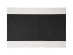 Table Accents Placemat 45x30cm White Black