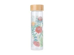 Royal Botanic Gardens Native Blooms Glass Water Bottle 550ML