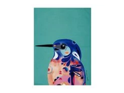 Pete Cromer Tea Towel 50x70cm Azure Kingfisher