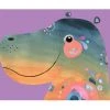 Pete Cromer Wildlife Tea Towel 50x70cm Hippo