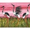 Melanie Hava Jugaig-Bana-Wabu Tea Towel 50x70cm Jabirus Pink