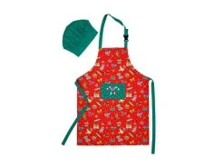 Donna Sharam Wonderland Children's Apron & Chef Hat Set