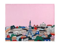 Megan McKean Cities Tea Towel 50x70cm Paris -White Basics Store gx0331 2