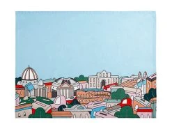 Megan McKean Cities Tea Towel 50x70cm Rome 5 Megan McKean Cities Tea Towel 50x70cm Rome -White Basics Store gx0332 2