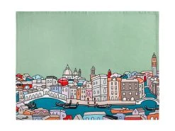 Megan McKean Cities Tea Towel 50x70cm Venice -White Basics Store gx0336 2