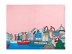 Megan McKean Cities Tea Towel 50x70cm Copenhagen -White Basics Store gx0338 2