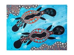 Melanie Hava Journeys Tea Towel 50x70cm Platypuses