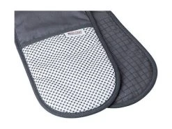 Epicurious Double Oven Mitt Grey -White Basics Store gx0435 a1