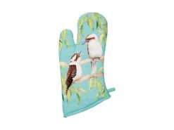 Katherine Castle Bird Talk Oven Mitt Kookaburras -White Basics Store gx0518 2