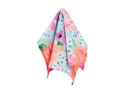 Teas & C's Dahlia Daze Cotton Napkin Set Of 4 45x45cm Sky -White Basics Store gx0589 fold