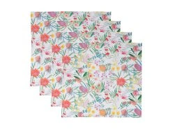 Royal Botanic Gardens Native Blooms Cotton Napkin Set Of 4 45x45cm