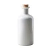 Epicurious Oil Bottle Cork Lid 500ML White Gift Boxed