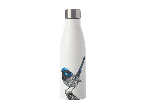 Marini Ferlazzo Double Wall Insulated Bottle 500ML Superb Fairy-wren 1 Marini Ferlazzo Double Wall Insulated Bottle 500ML Superb Fairy-wren