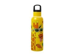 Mulga The Artist Double Wall Insulated Bottle 600ML Giraffe