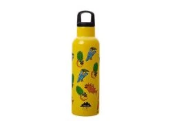 Mulga The Artist Double Wall Insulated Bottle 600ML Giraffe -White Basics Store jr0056 2f
