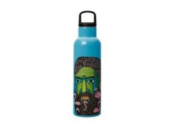 Mulga The Artist Double Wall Insulated Bottle 600ML Flamingo Man
