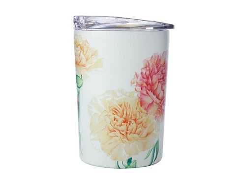 Katherine Castle Floriade Double Wall Insulated Cup 360ML Carnations 1 Katherine Castle Floriade Double Wall Insulated Cup 360ML Carnations