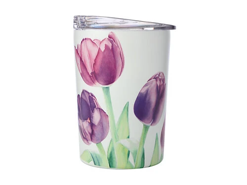 Katherine Castle Floriade Double Wall Insulated Cup 360ML Tulips 1 Katherine Castle Floriade Double Wall Insulated Cup 360ML Tulips