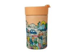 Megan McKean Cities Double Wall Insulated Cup 350ML Los Angeles -White Basics Store jr0166 1f 2