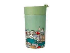 Megan McKean Cities Double Wall Insulated Cup 350ML Venice -White Basics Store jr0169 1f 2