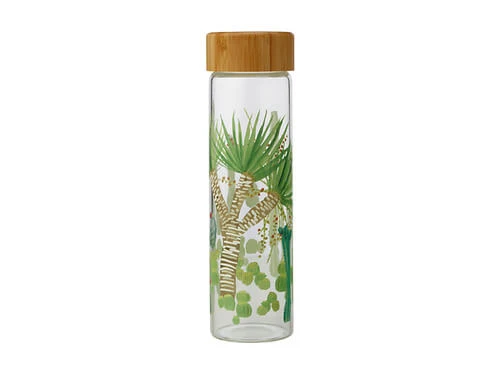 Royal Botanic Garden Arid Garden Glass Water Bottle 550ML Dracaena 1 Royal Botanic Garden Arid Garden Glass Water Bottle 550ML Dracaena