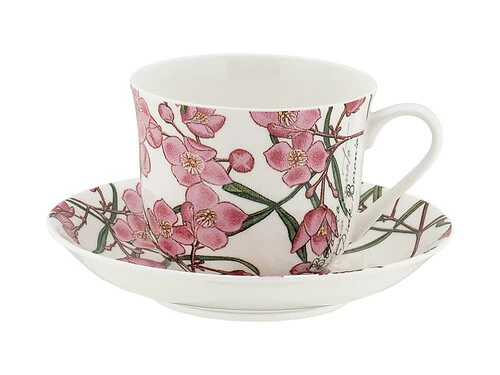 Royal Botanic Gardens Australian Botanics Breakfast Cup & Saucer 450ML Boronia Gift Boxed 1 Royal Botanic Gardens Australian Botanics Breakfast Cup & Saucer 450ML Boronia Gift Boxed