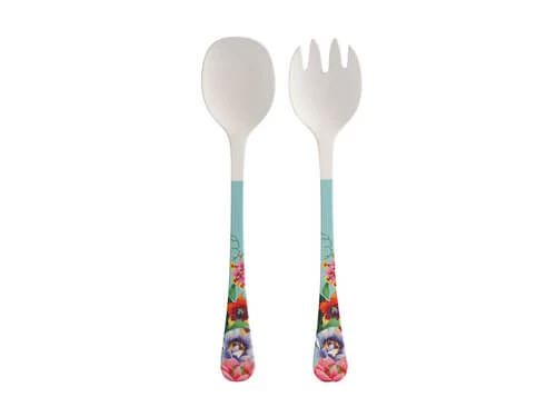 Balinese Garden Bamboo Salad Servers 23.5cm 1 Balinese Garden Bamboo Salad Servers 23.5cm