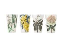 The Blck Pen Golden Summer Bamboo Tumbler 440ML Set Of 4 Assorted