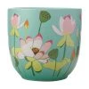 Royal Botanic Gardens Victoria Lotus Planter Pot 16cm Mint