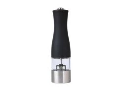 Cosmopolitan Electric Salt/Pepper Mill 21cm Black Gift Boxed