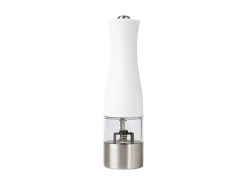 Cosmopolitan Electric Salt/Pepper Mill 21cm White Gift Boxed