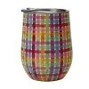 Kasey Rainbow Be Kind Double Wall Insulated Tumbler 350ML Plaid