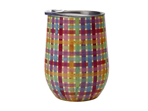 Kasey Rainbow Be Kind Double Wall Insulated Tumbler 350ML Plaid 1 Kasey Rainbow Be Kind Double Wall Insulated Tumbler 350ML Plaid