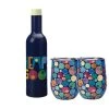 Kasey Rainbow Be Kind Double Wall Insulated Wine Set 3pc Good Gift Boxed