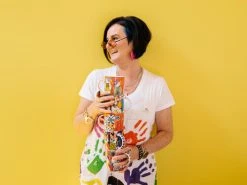 Love Hearts Reversible Placemat 6pc -White Basics Store maxwell williams donna sharam love hearts mugs