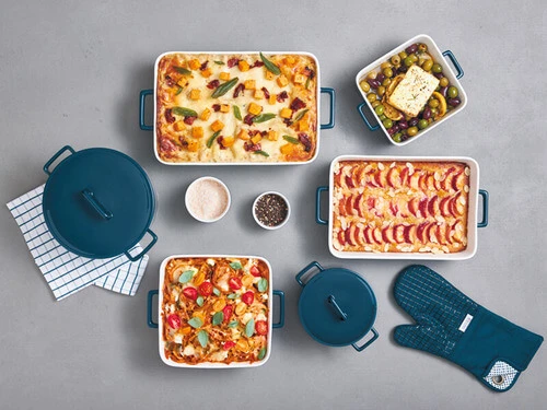 Epicurious Rectangular Baker 32x22.5x7cm Teal Gift Boxed 2 Epicurious Rectangular Baker 32x22.5x7cm Teal Gift Boxed - Image 2