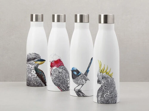Marini Ferlazzo Double Wall Insulated Bottle 500ML Laughing Kookaburra 2 Marini Ferlazzo Double Wall Insulated Bottle 500ML Laughing Kookaburra - Image 2