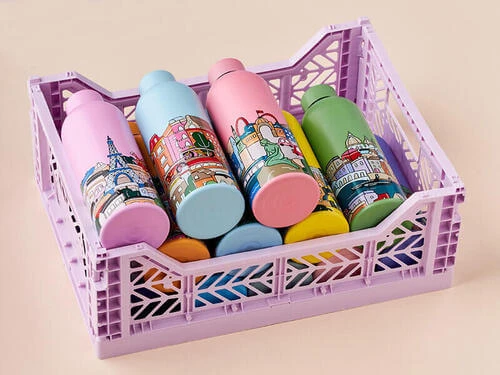 Megan McKean Cities Double Wall Insulated Bottle 500ML Venice 2 Megan McKean Cities Double Wall Insulated Bottle 500ML Venice - Image 2