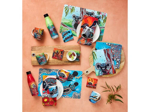 Melanie Hava Journeys Tea Towel 50x70cm Koalas 2 Melanie Hava Journeys Tea Towel 50x70cm Koalas - Image 2