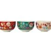 Kasey Rainbow Sparkly Season Bowl 10cm Set Of 3 Gift Boxed